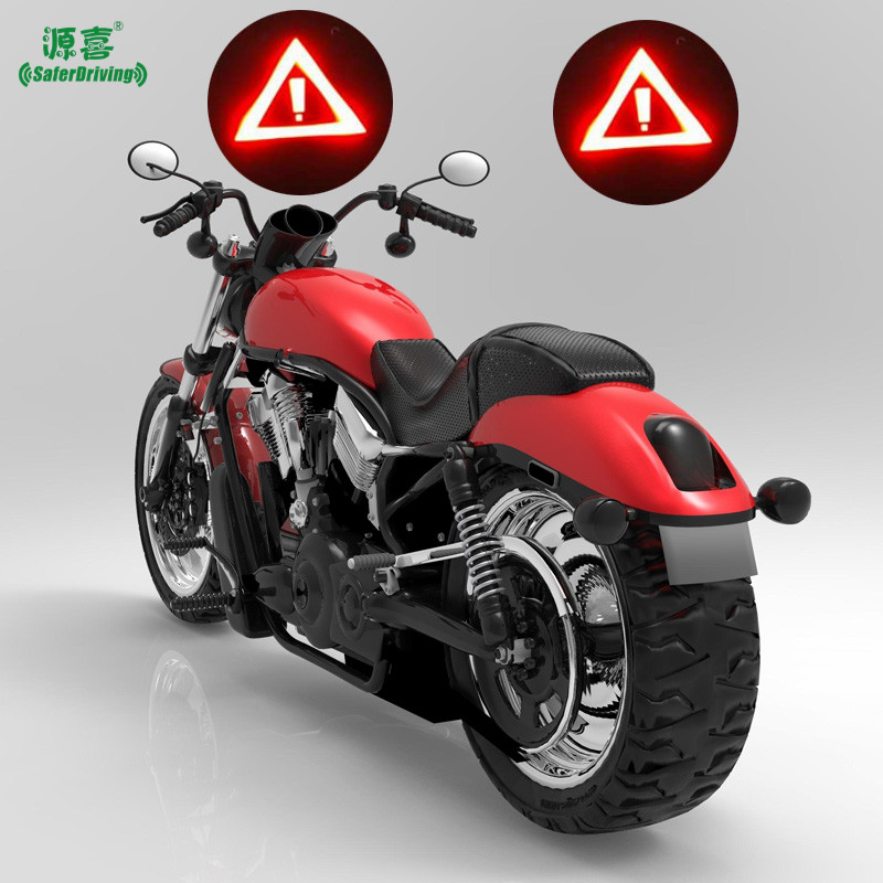 Motorcycle driving warning system